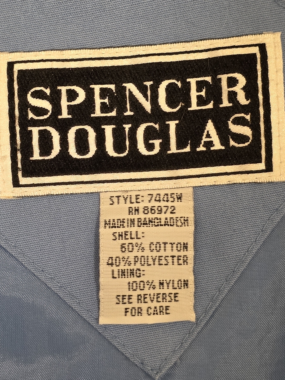 Y2K Blue Oversized Cinch Waist Jacket 1X - Picture 8 of 13